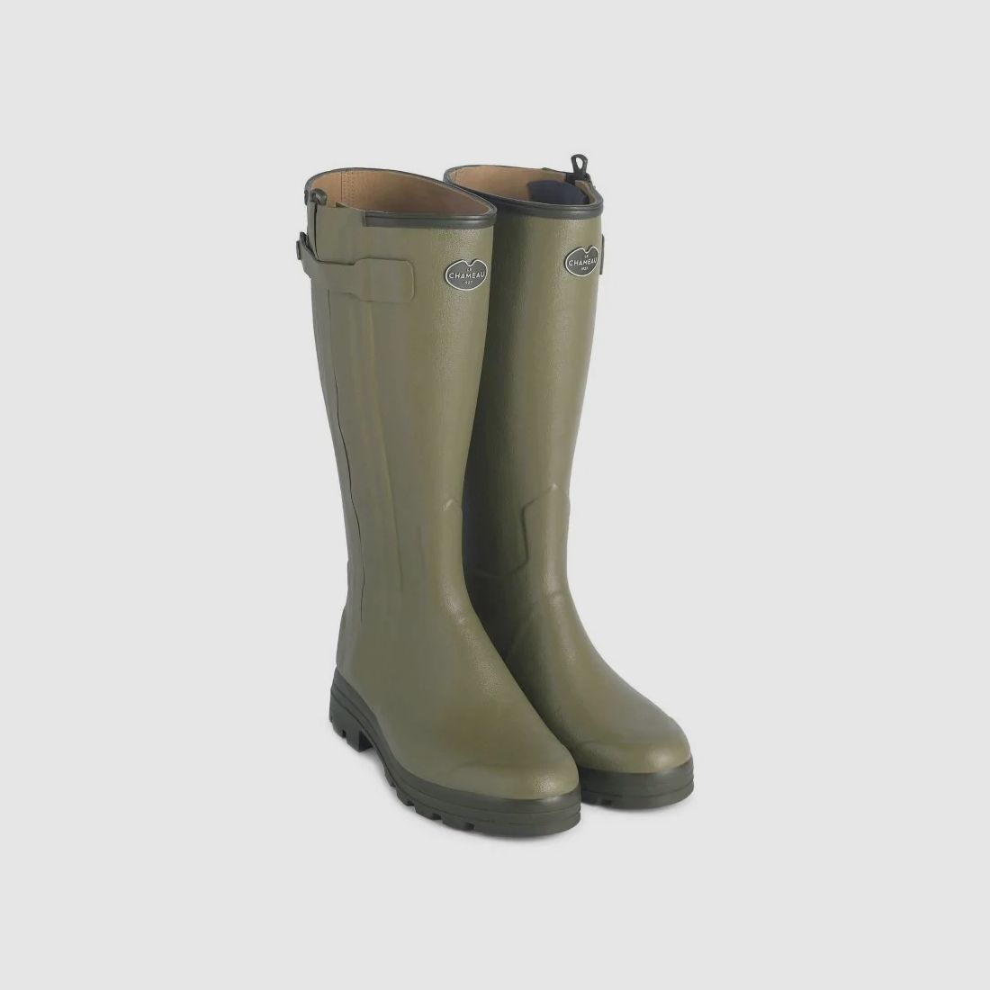 KALOSZE LE CHAMEAU CHASSEUR CUIR, billede 1 af 3
