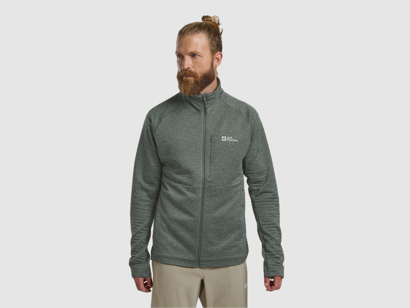 JACK WOLFSKIN Taiga Fz M Slate Green