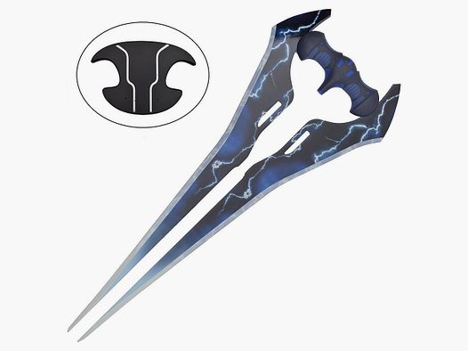 Halo 4 Partikelschwert mit Wandhalter