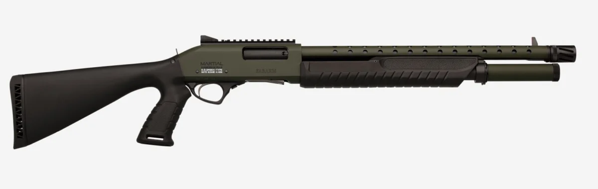 Strzelba pump-action Fabarm Martial O.D.Green 18″