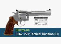 SPOHR KK Revolver Mod. L562-KK TacticalDivision .22lr