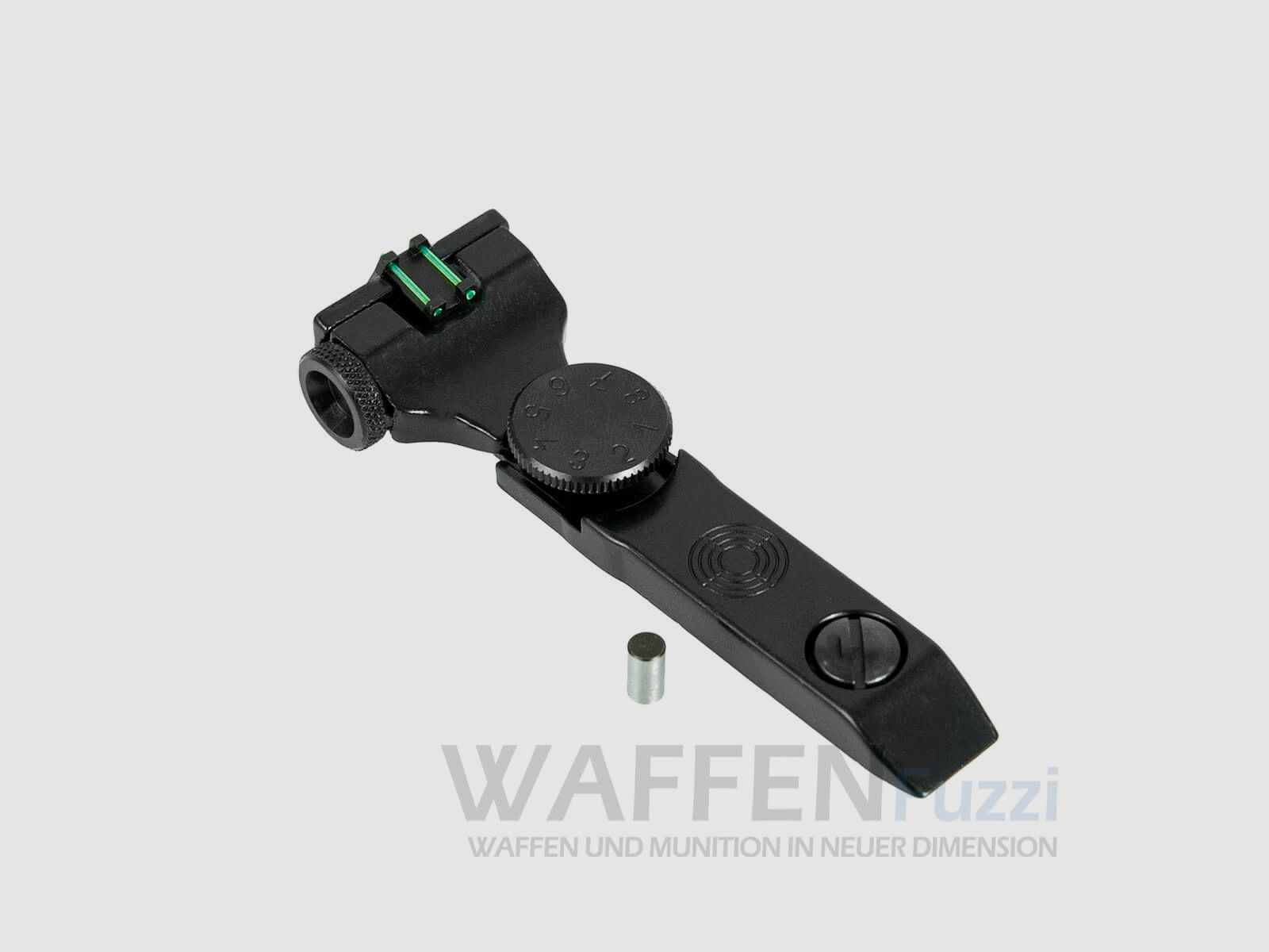 Mikrometervisier Fiberoptik für Weihrauch Luftgewehre