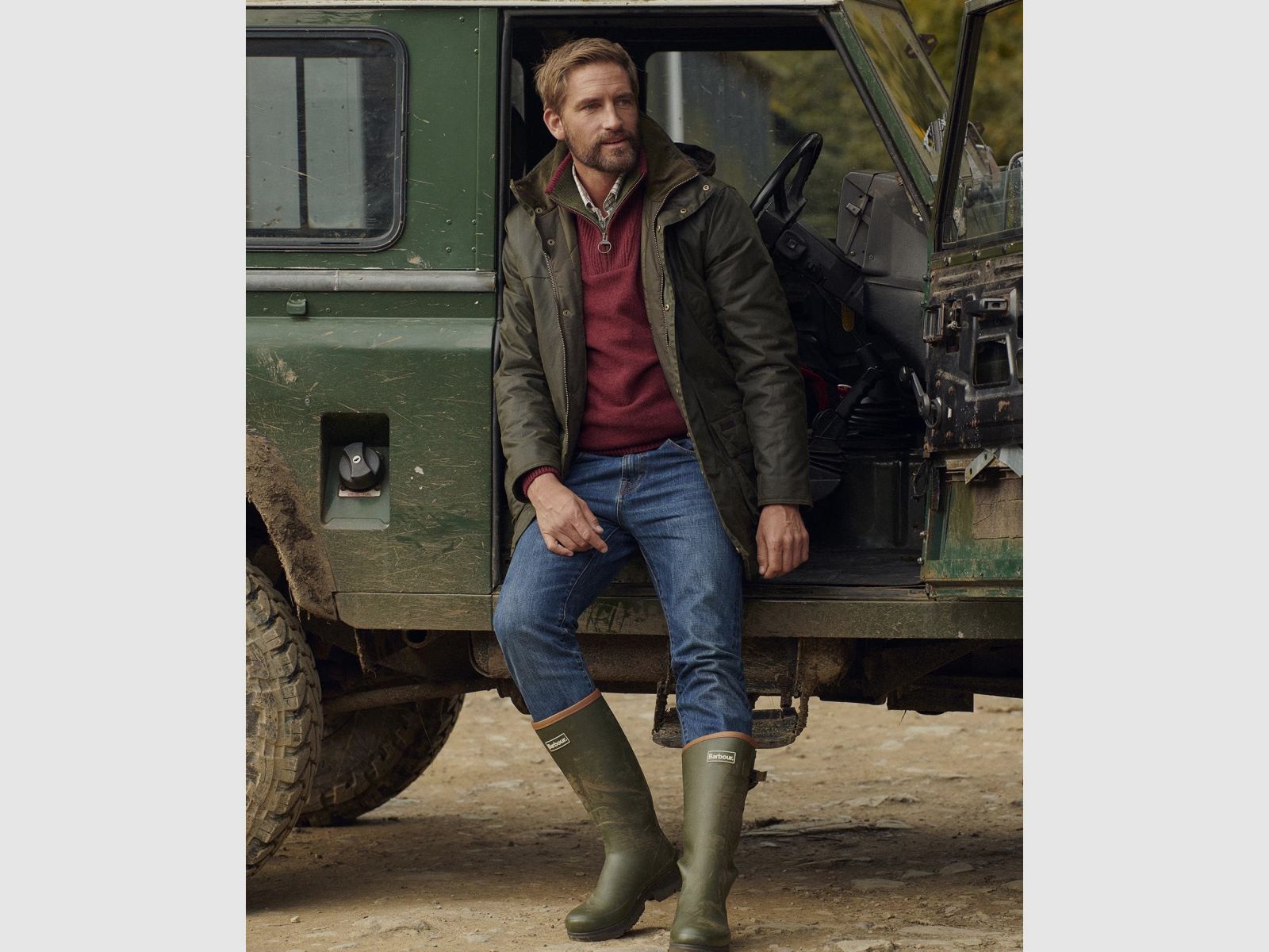 Kurtka woskowana BARBOUR Bleaberry Oliwka