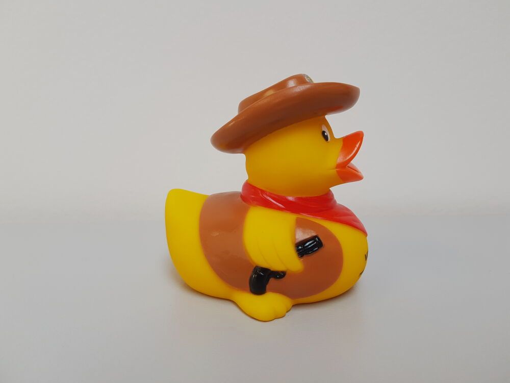 VDB Gummi-Pato - Pato de baño vaquero