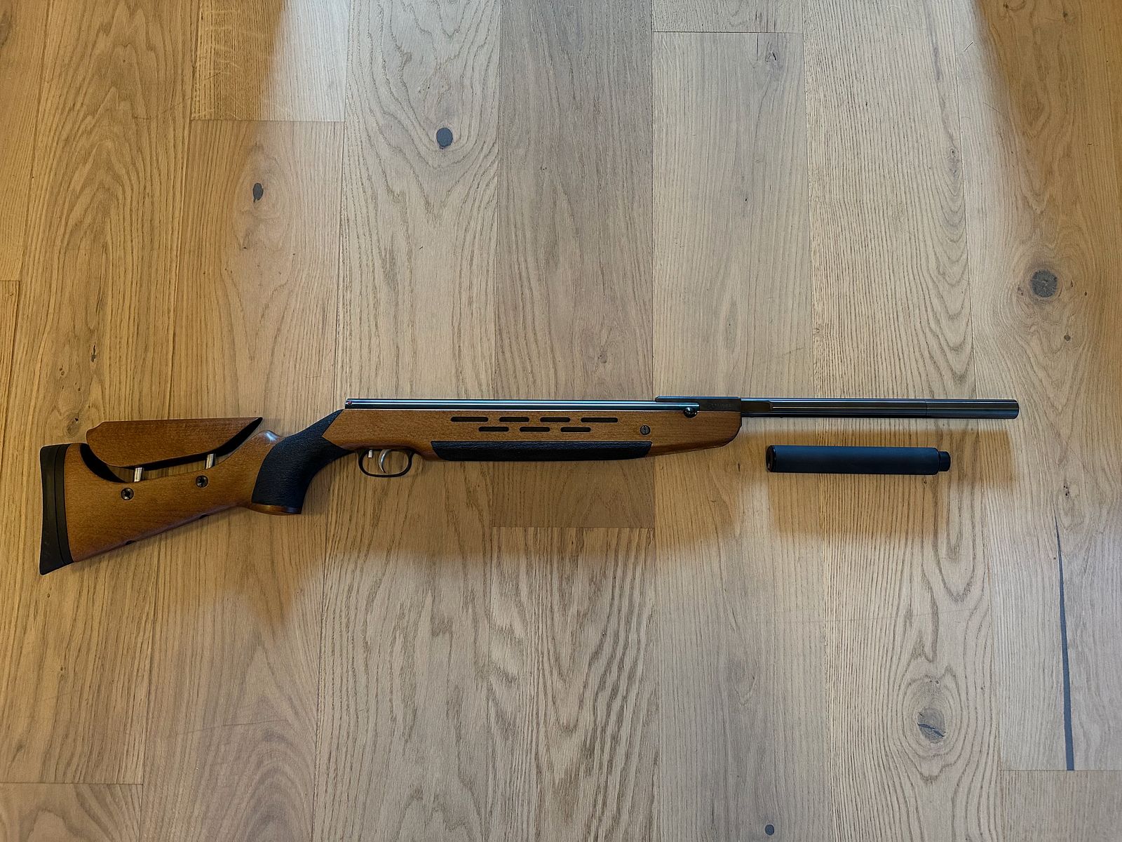 Weihrauch HW98 5,5mm mit Schalldämpfer und Koffer
