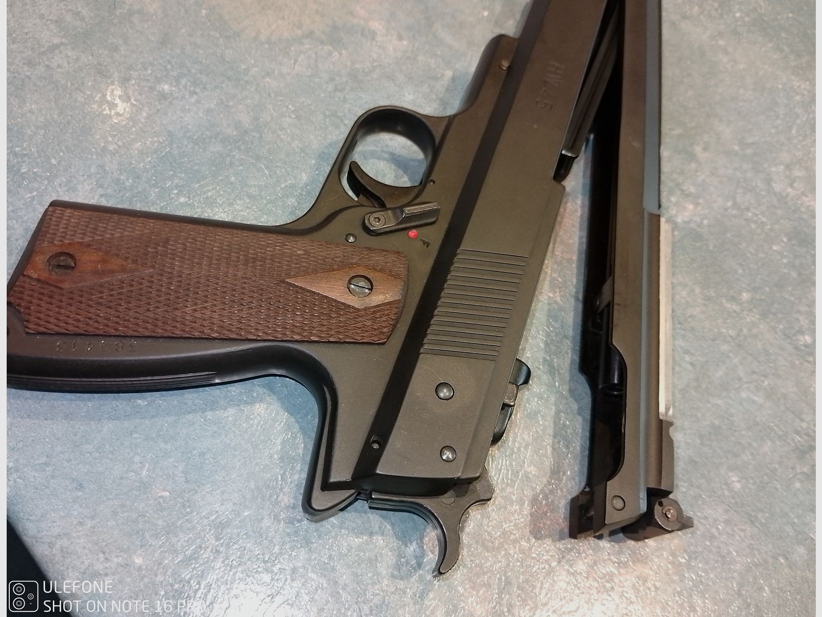 Weihrauch HW 45 Luftpistole,sehr stark im Durchschlag.Top Zustand 