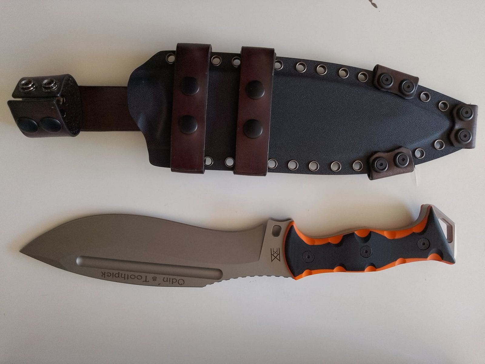 Midgards Odin,s Toothpick Kukri V2 Messer Neu und Original