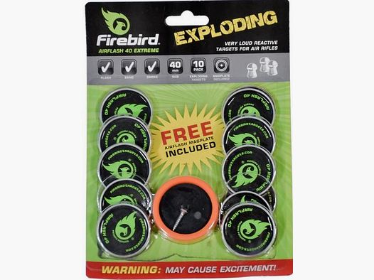 Firebird Targets Airflash 40 Extreme 40mm per carabina ad aria