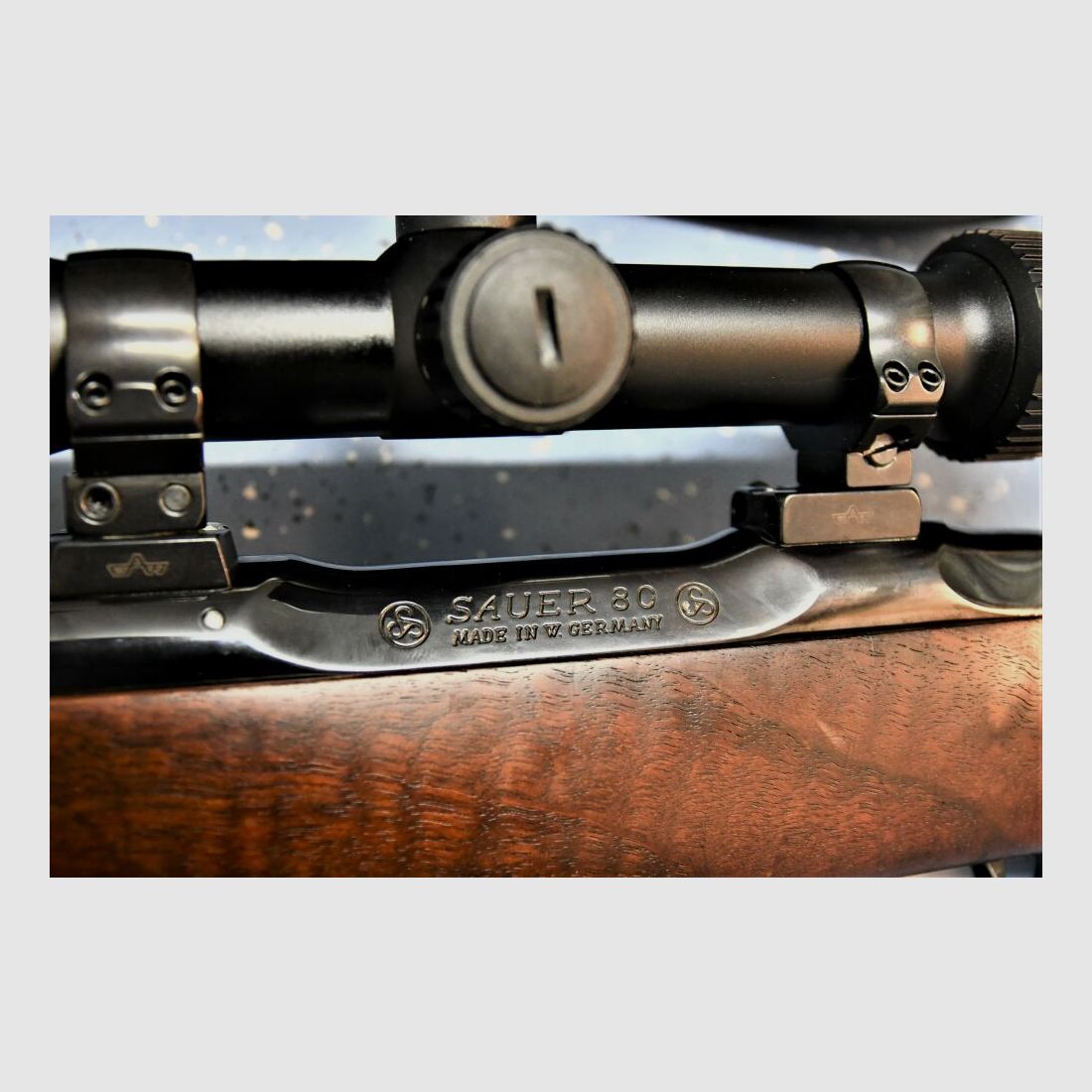 Sauer & Sohn mit Meopta ZF und EAW Montage	 Sauer 80