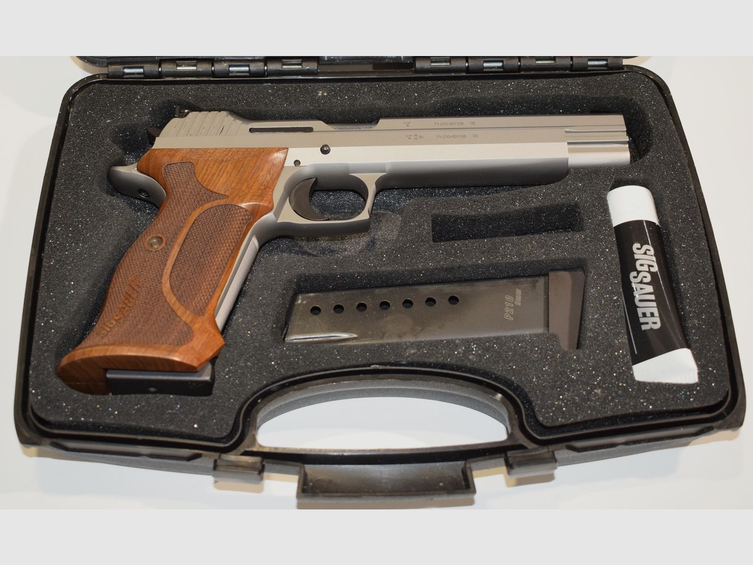 Pistole SIG SAUER P210 Super TARGET Lauf von 6 Zoll sehr guter Zustand, Bild 2 von 4