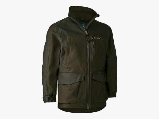 Youth Hunting Jacket - Olive Night Melange - Size: Kids 128