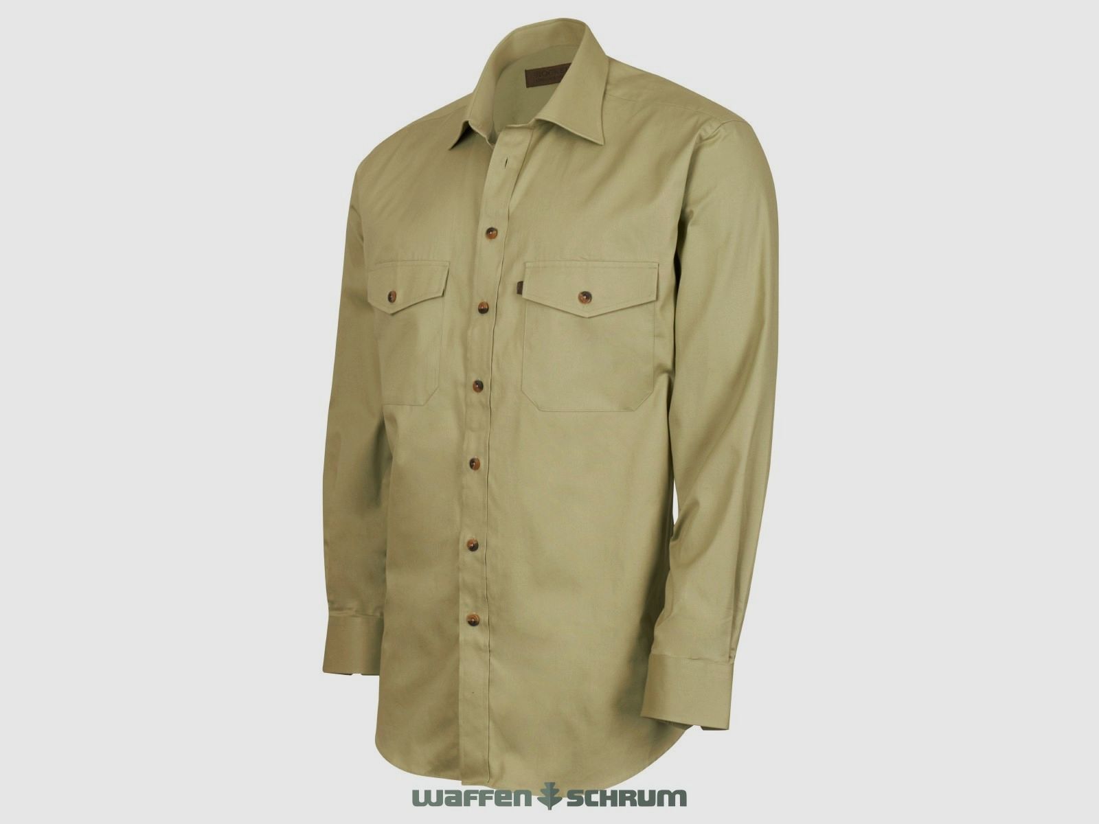 Böcker Hemd Gabardine Grün