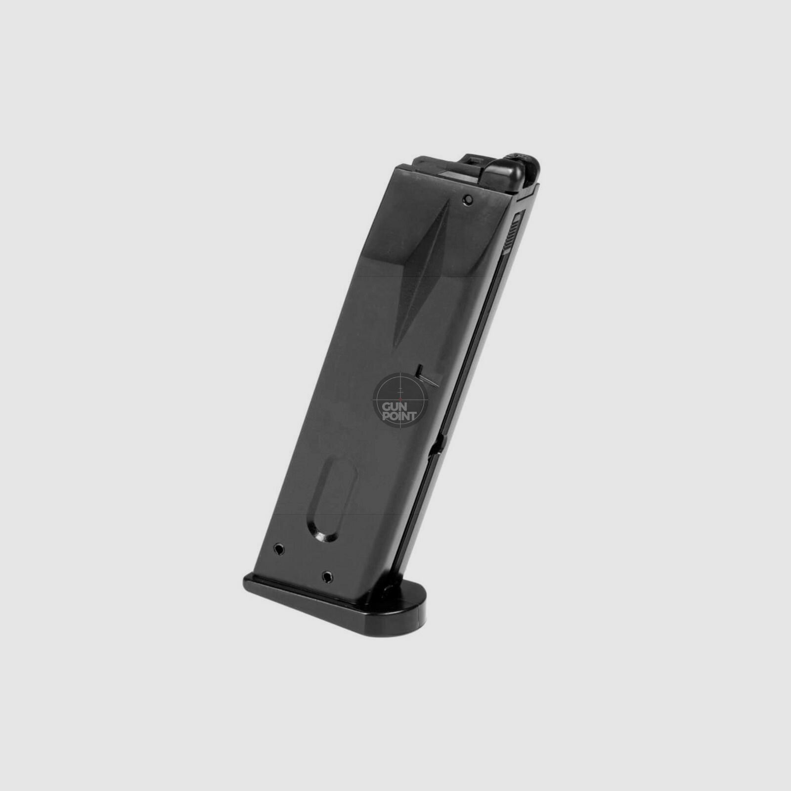 KJ Works Magazin M9 GBB 25rds-Schwarz