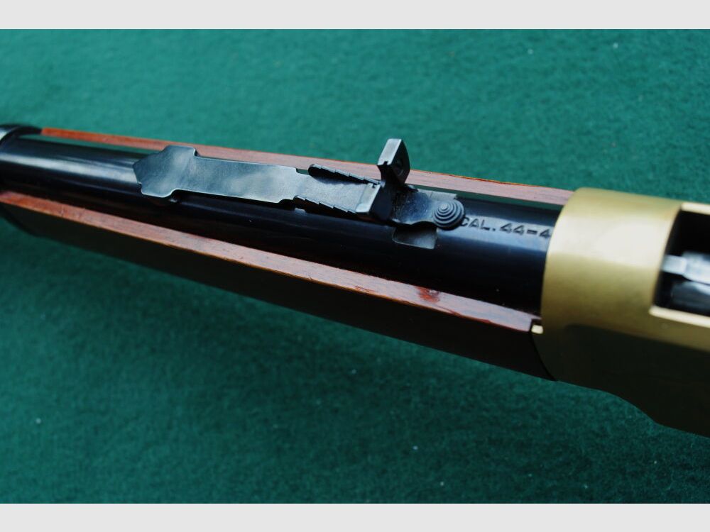 Win. 66 Carbine, Indian Head engraved, completely CAS overhauled