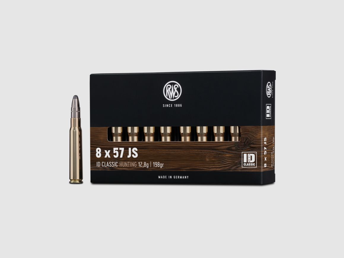 Munizioni RWS cal. 8x57 JS HIT GREEN 10,4 g (20 pezzi)