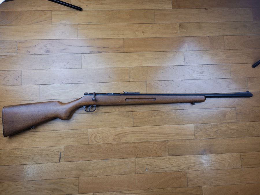 Belle carabine Erma – Modèle Wenzel – Mono matricule – Cal. 22LR – Allemagne des années 30 – Très Bon État – TBE, image 1 sur 15