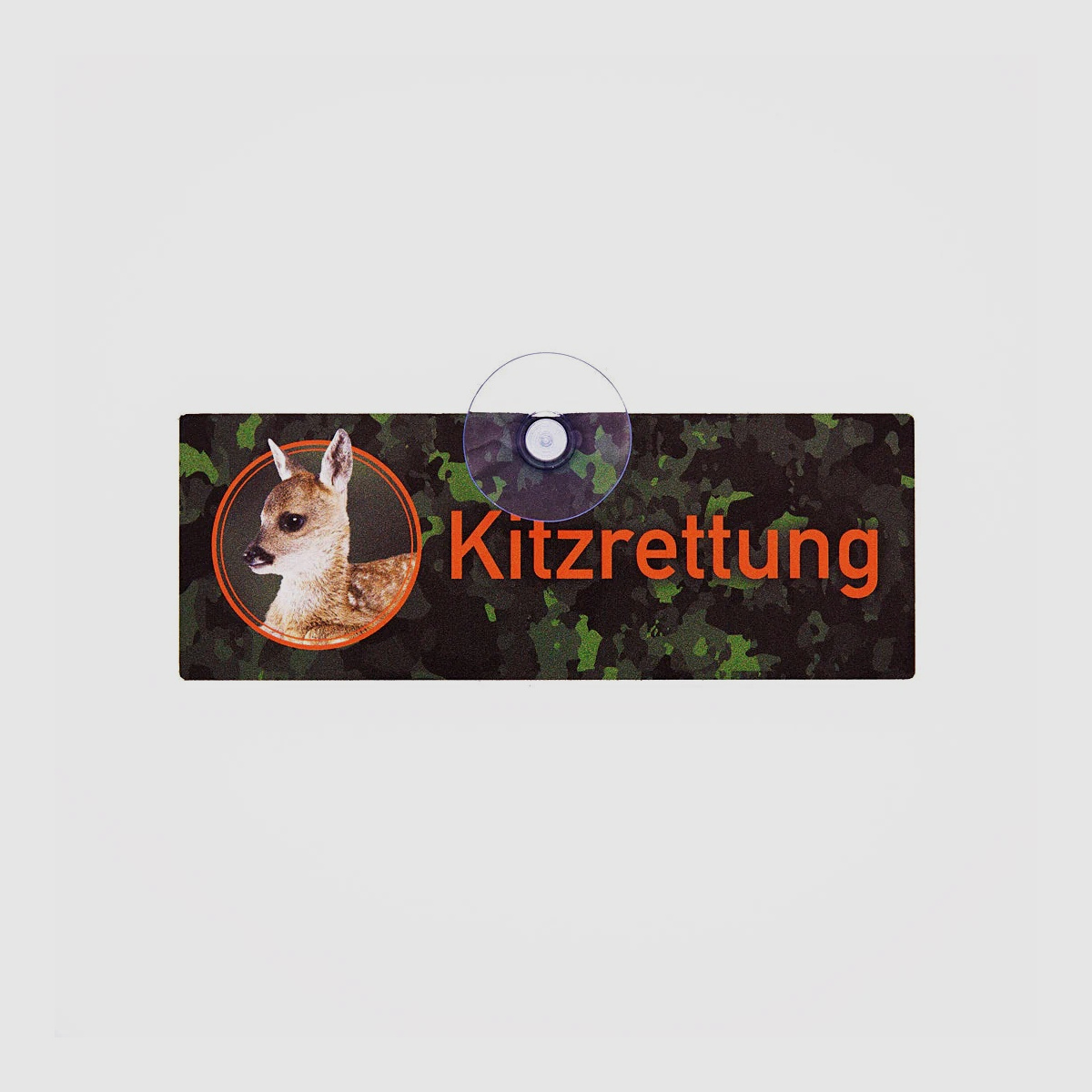 WILDE HILDE Jagdschild mit Saugnapf "KITZRETTUNG" III