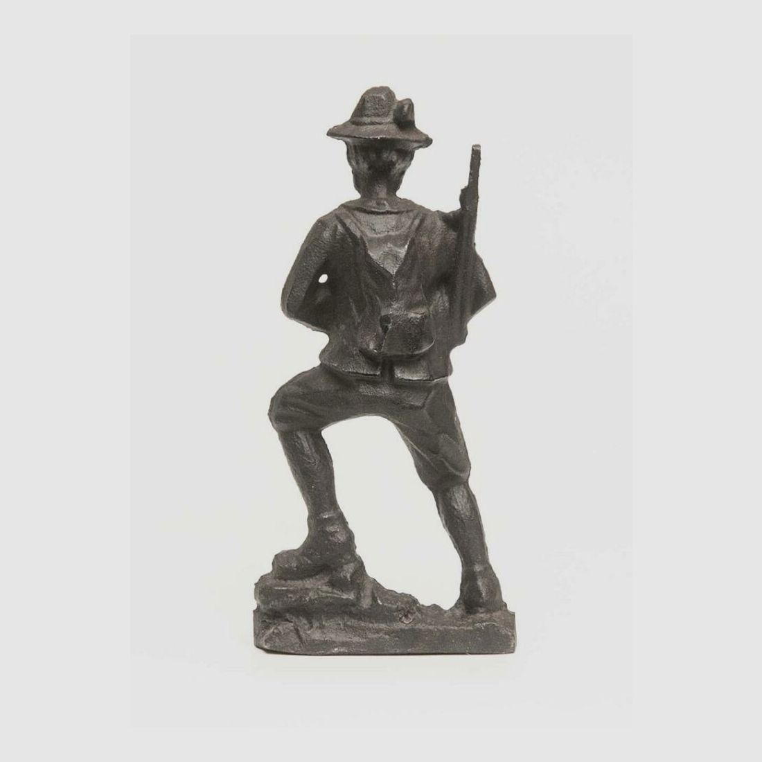 Waidmann Hubertus Jäger Guss Eisen Bronze Kunst Deko, Bild 2 von 5