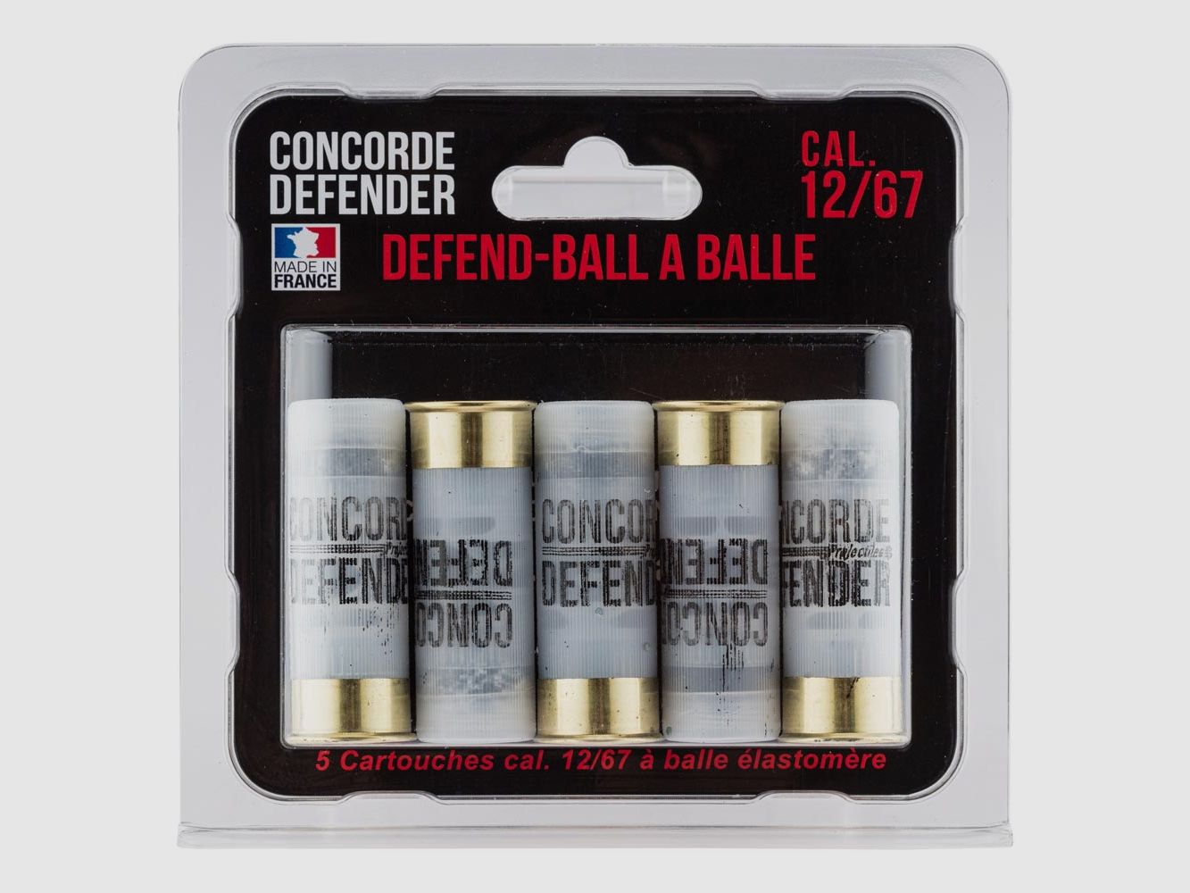 KARTUSCHEN DEFEND-BALL Kal. 12/67 mit Kugel X5