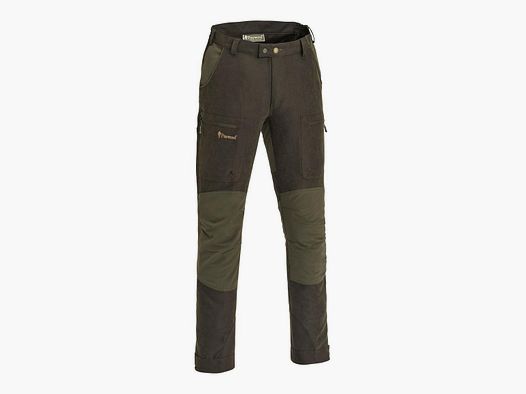 Pinewood Hose Herren Caribou Hunt Extrem - Wildlederbraun/Dunkeloliv  50