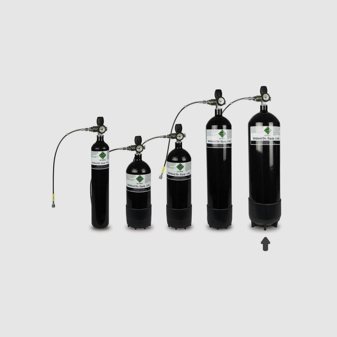 Flasche 12 Liter PCP 300 Bar. Komplettset, Bild 4 von 30
