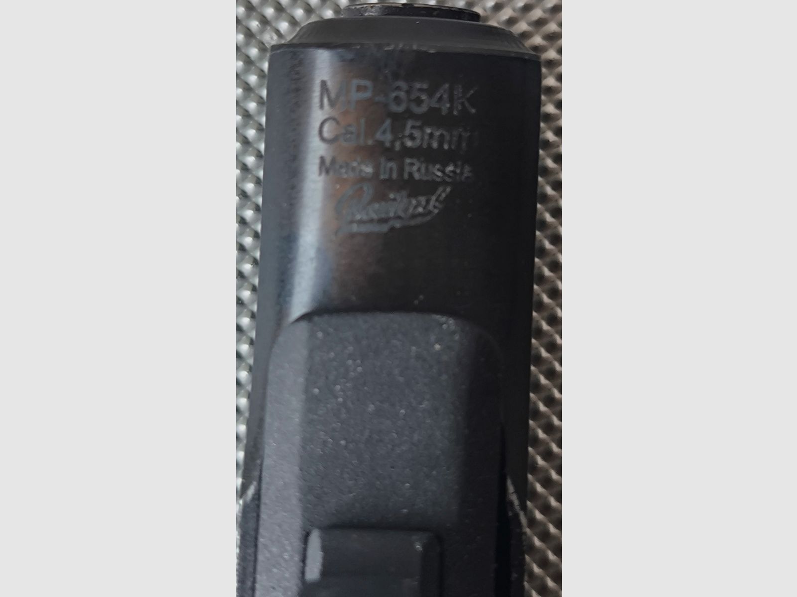 ⚠️ Attenzione Plinker & fan di Makarov / Vera rarità!! Baikal-Makarov MP-654K - Made in Russia & vera fondina in pelle MDI marrone con timbro più 1 barattolo di pallini in acciaio 4,5mm!!