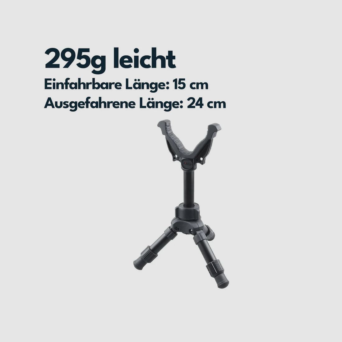 Vector Optics RSGR-06 Rokstad Tripod 15–24 cm mit V-Auflage