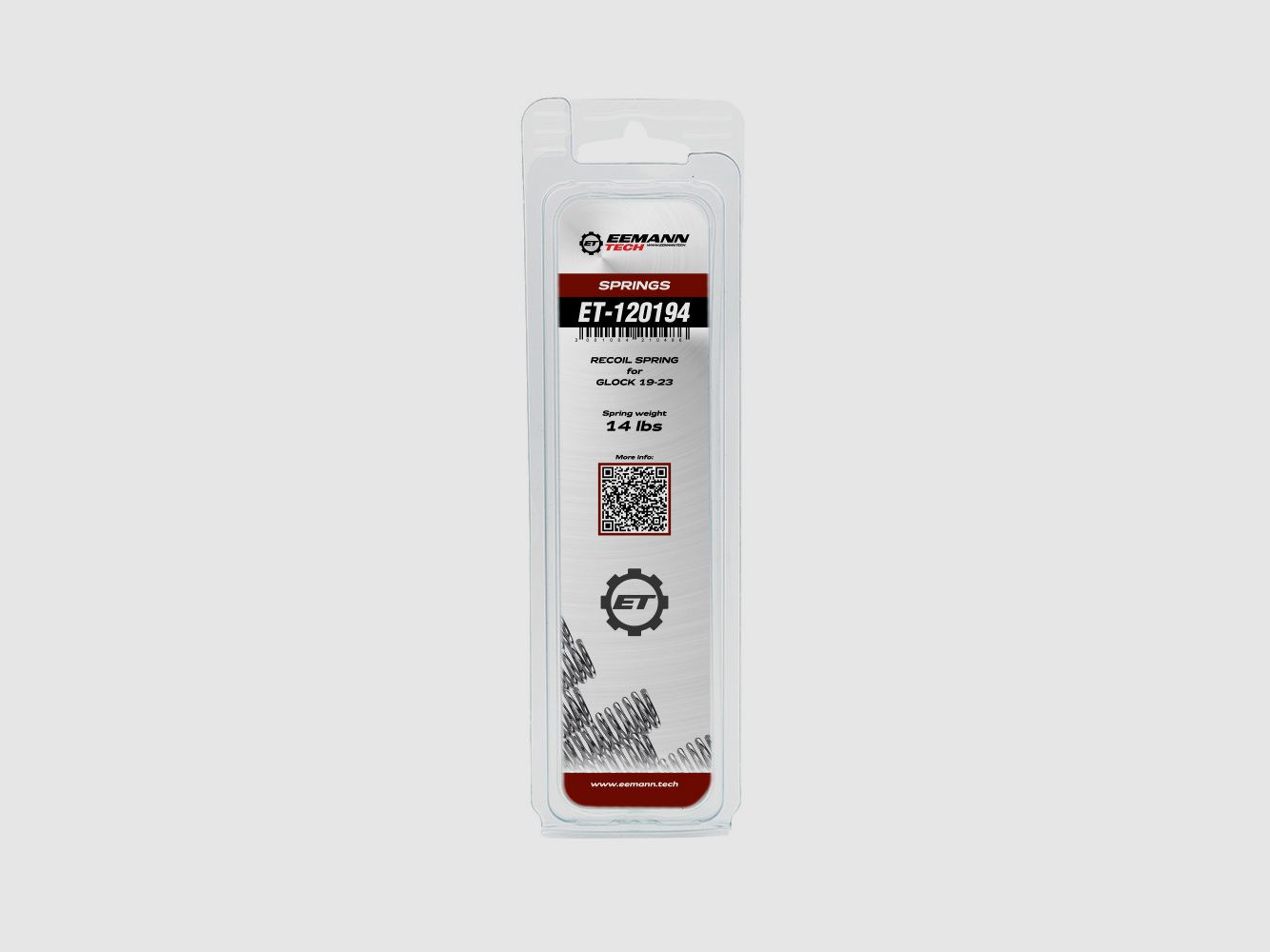 Eemann Tech recoil spring for GLOCK 19-23, spring weight: 13 lbs, image 3 of 3