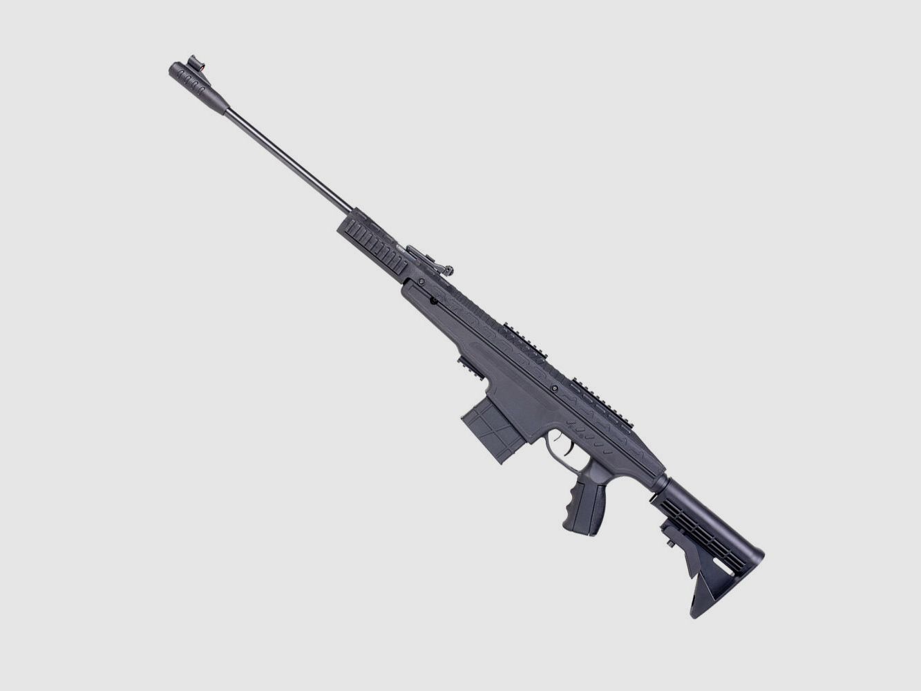 BO Manufacture Pendleton Rifle de aire comprimido de cañón basculante 4,5mm Diabolo con culata telescópica