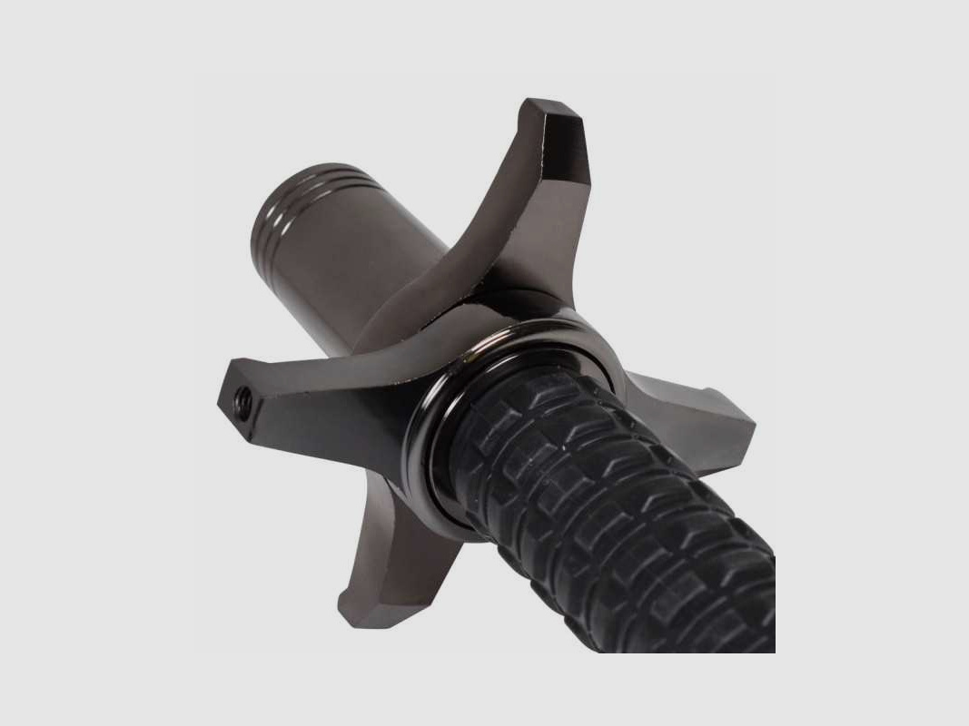 26 Zoll 64 cm BlackField Teleskop-Schlagstock mit Parierstange