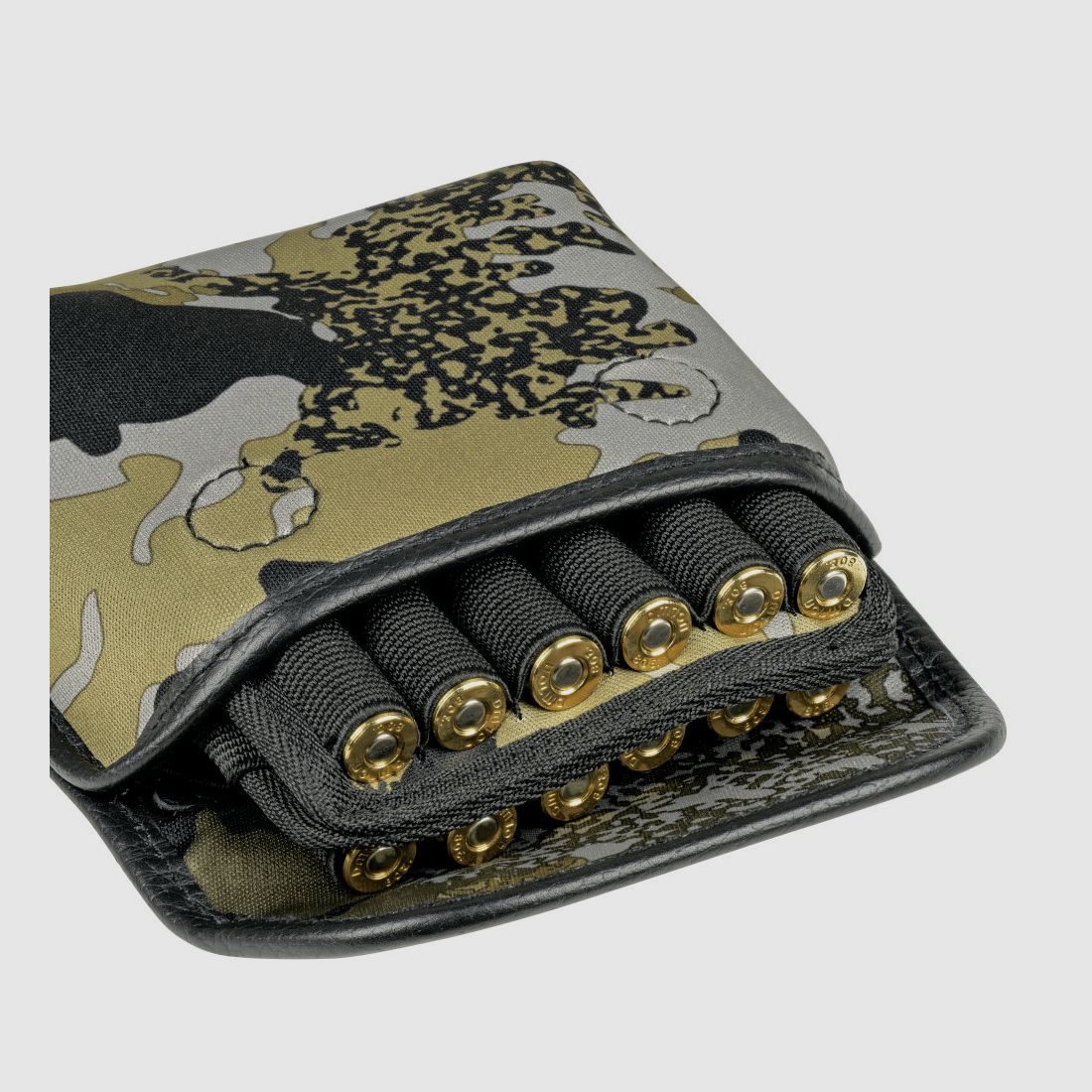 Patronenetui Blaser HunTec Camo, Leder-Neopren für 12 Patronen, Bild 5 von 8