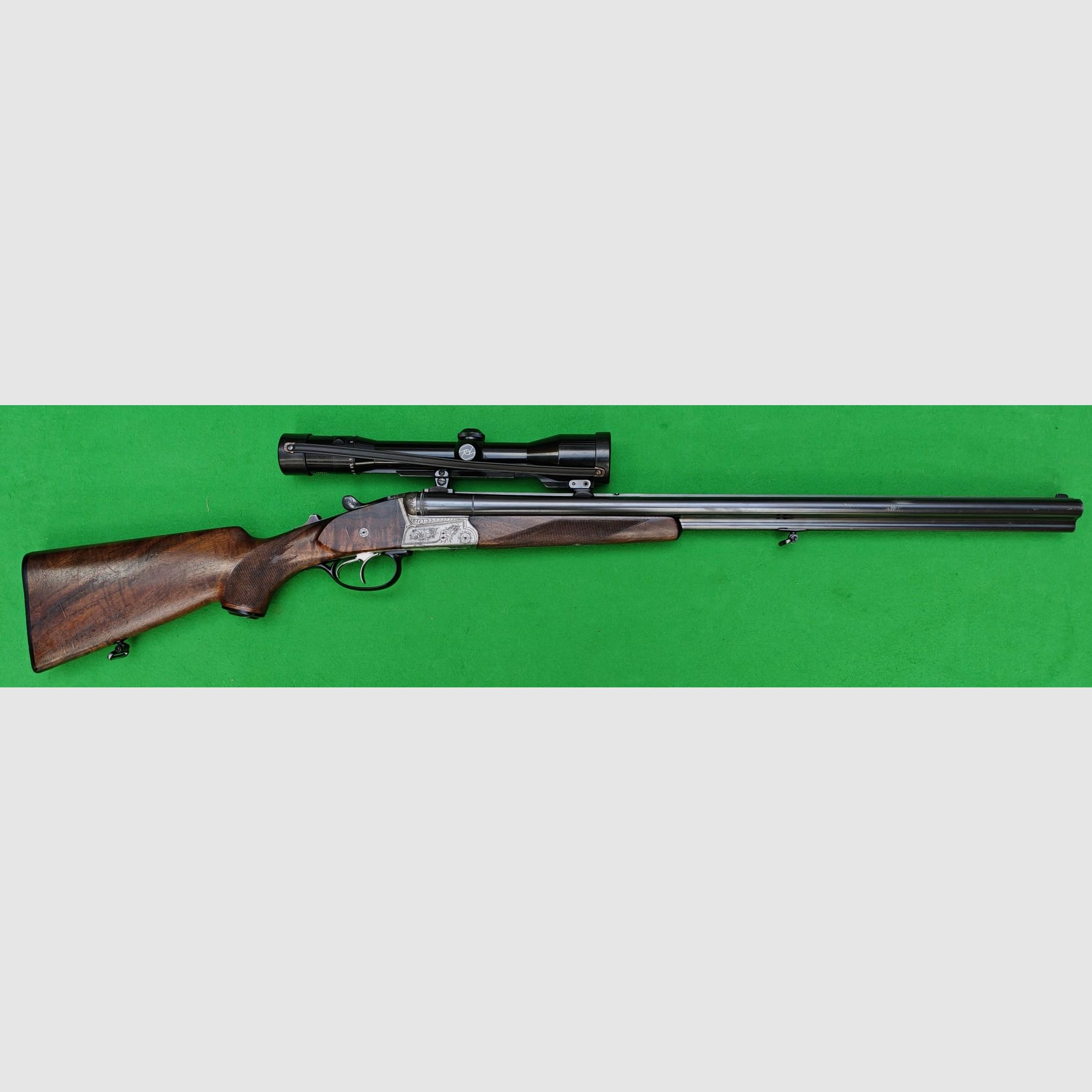 Krieghoff Trumpf – 7x65R / 16/70 mit Einstecklauf .22 Mag