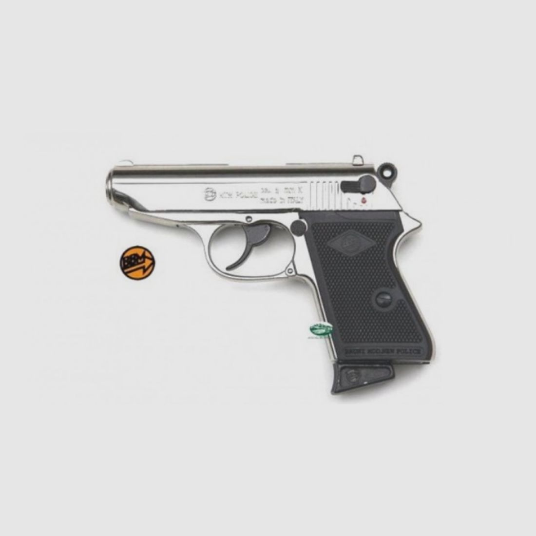 BRUNI Signalpistole NEW POLICE NICKEL 9 mm