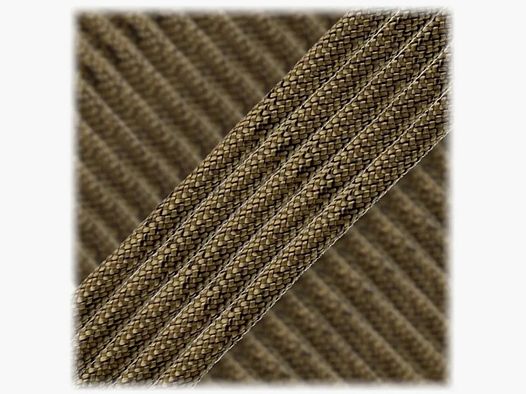 EDCX EDCX Fallschirmleine Typ III 550lb Nylon 100 m dirty coyote