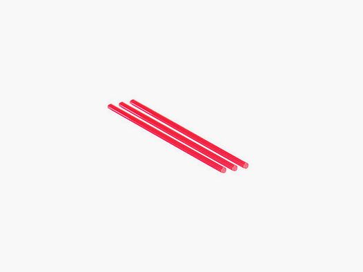 3 Bastoni Luminosi Fibra Rossa 1,5mm