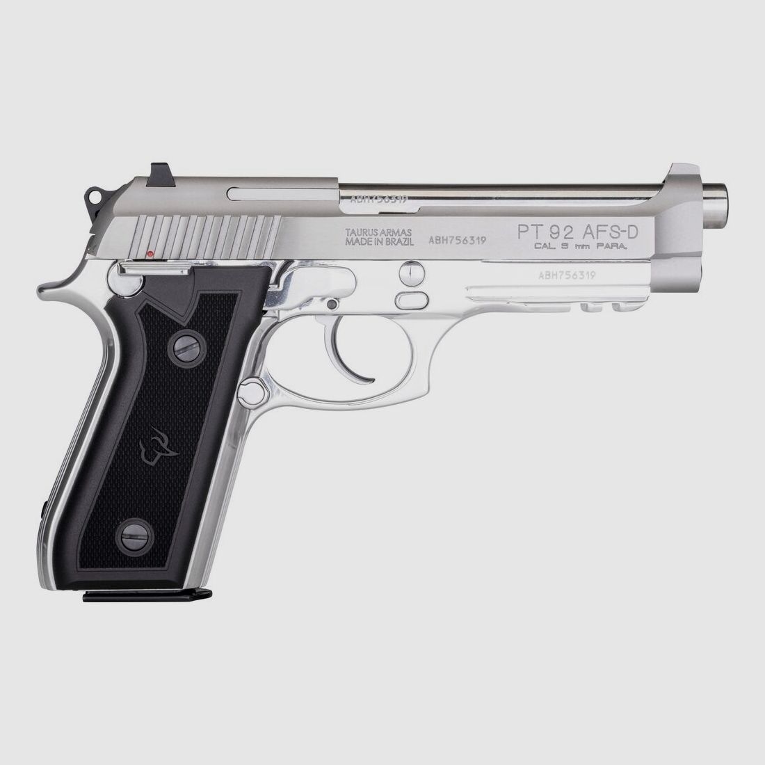 Taurus PT 92 SS17 Rail, Stainless Steel matt, 17 Schuss Pistole