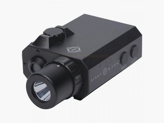Sightmark LoPro Mini Combo Torcia & Mirino Laser Verde - Nero