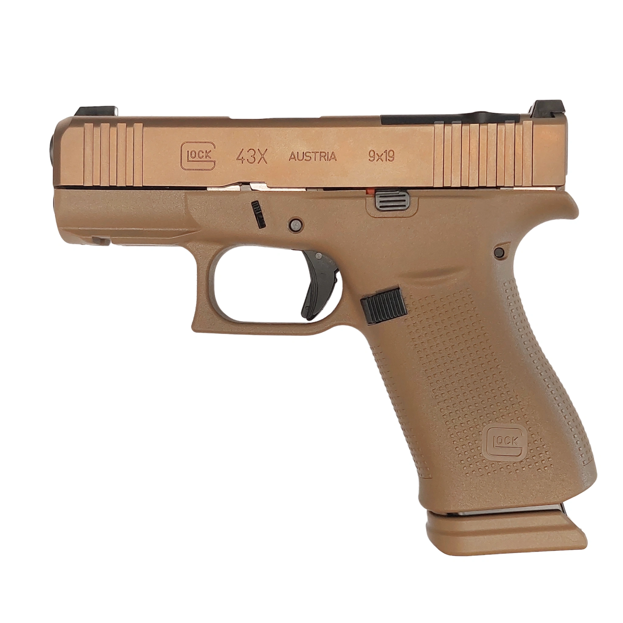 Glock 43X COYOTE MOS Pistole cal. 9mm, Bild 3 von 3