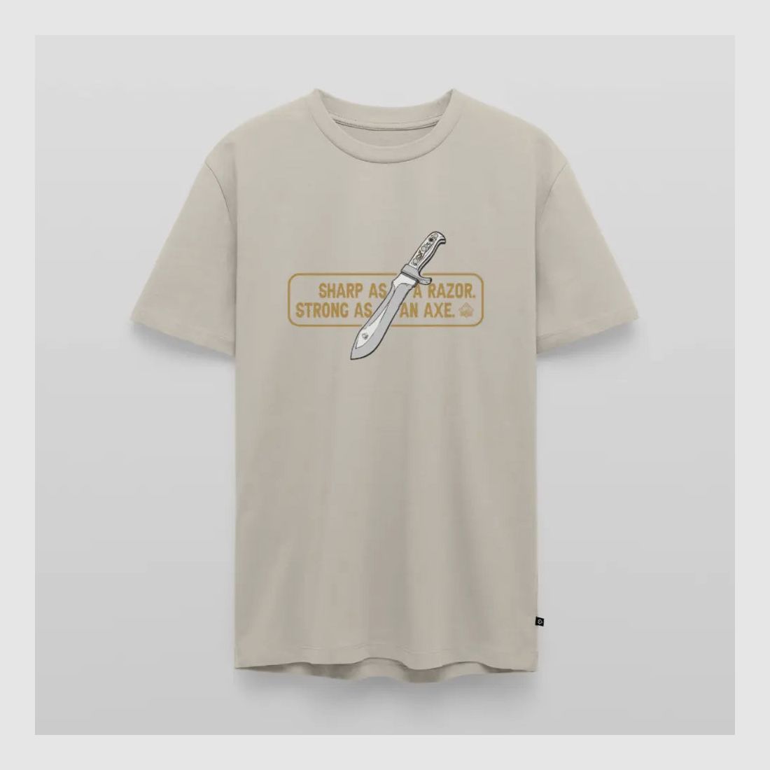 PUMA Męska Premium T-Shirt "White Hunter Sharp & Strong"
