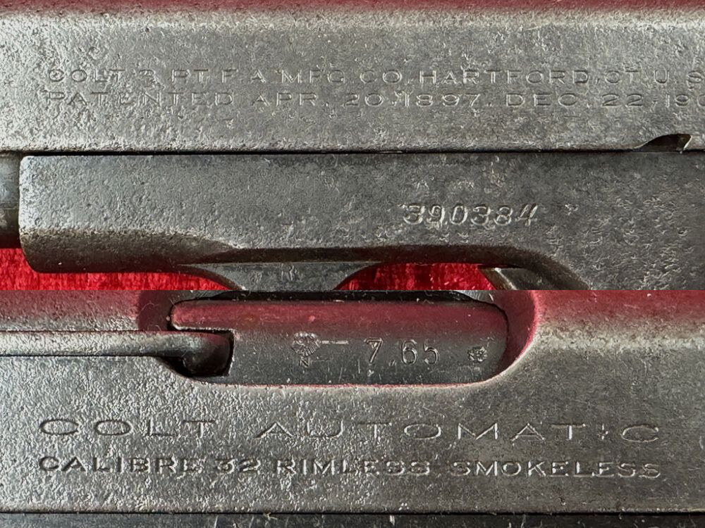 Colt 1903 Colt Pocket Hammerless, Bild 7 von 7