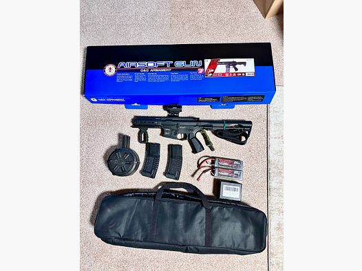 Softair G&G ARP 556 Airsoft mit Trommel bis 0,5 joule 