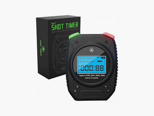 SHOT TIMER 3IN1 MIT GÜRTELCLIP DRAHTLOS