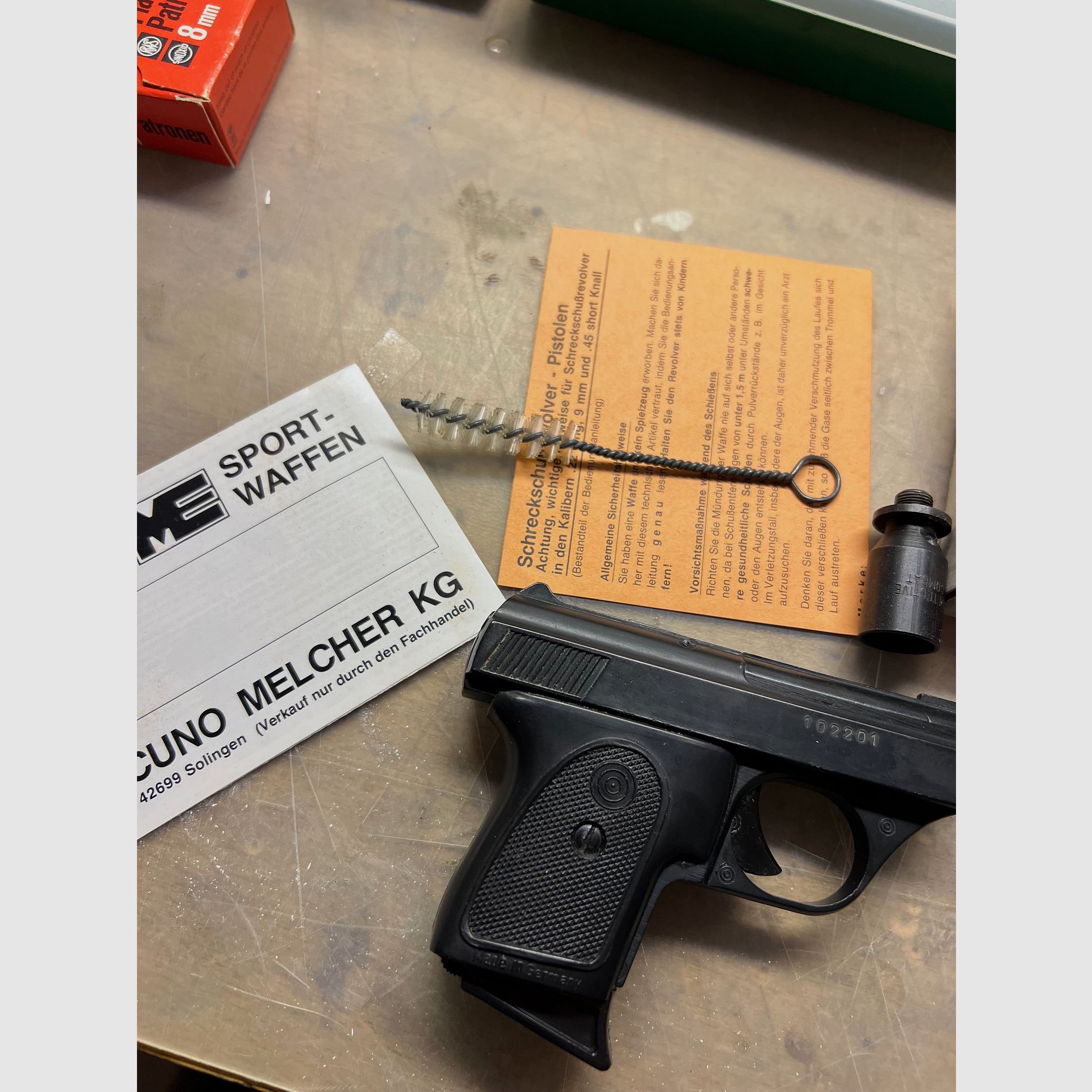Melcher  ME 8 Detective II 8mm Gaspistole ME8