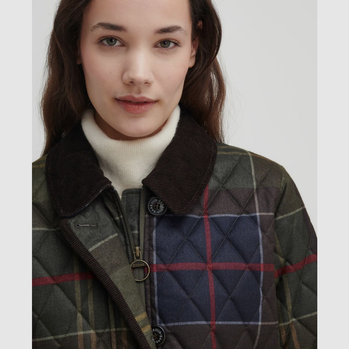 BARBOUR Steppjacke Loudon Tartan