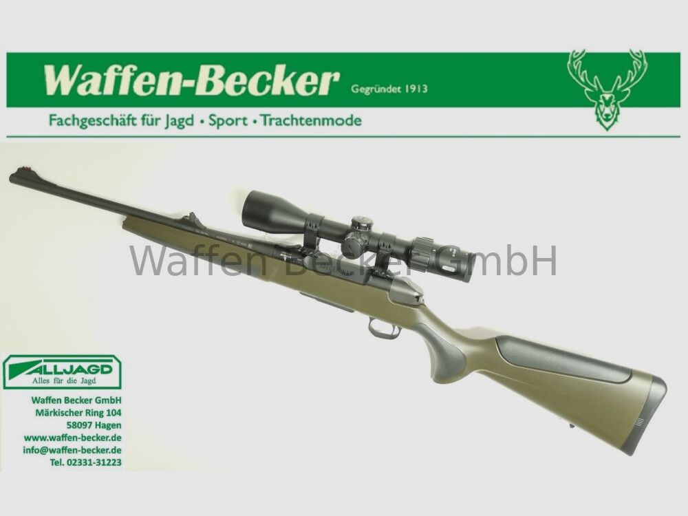 Haenel NXT Geradezugrepetierer Kal. 308Win. Composite, grün + Meopta MeoSport 3-15x50 RD SFP
