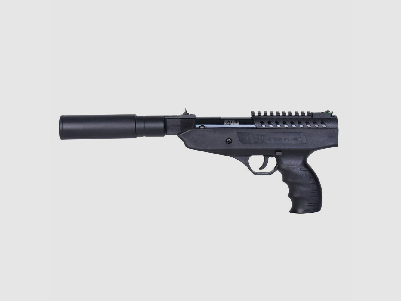 BO Langley Silencer Black 5.5mm - Air Pressure Spring Break Barrel