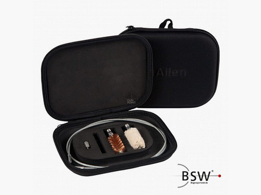 Gun cleaning kit - in case with steel pull