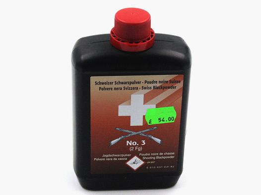 Treibmittel, Aubonne Jagdschwarzpulver Nr.3, 0.5kg, kein Postversand
