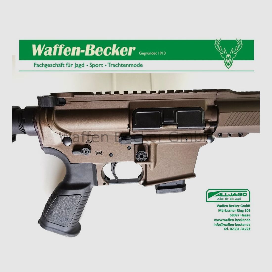 Messerschmitt, Waffen Schumacher Messerschmitt AR15-9 PCC Kal. 9mm Luger Sport 10,5" bronze