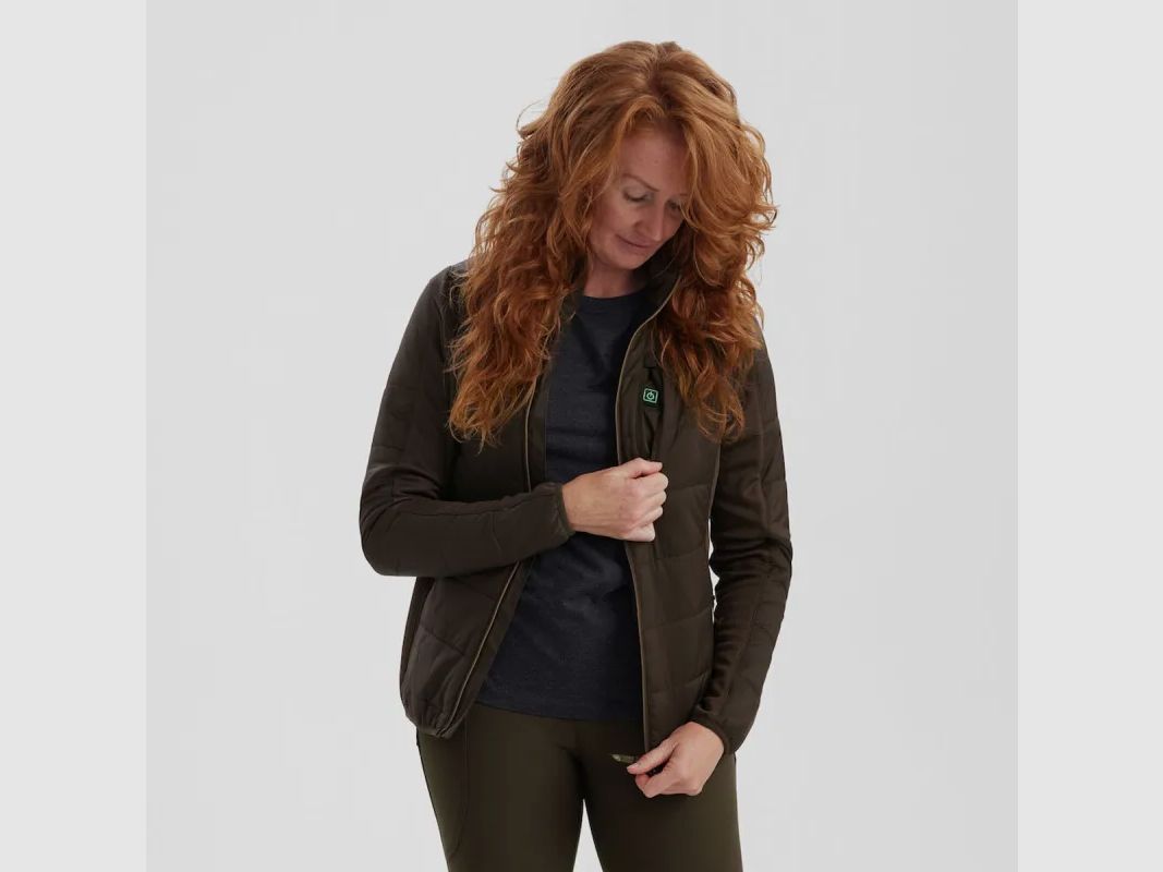 Damen Heizjacke Deerhunter braun gesteppt, Bild 14 von 17